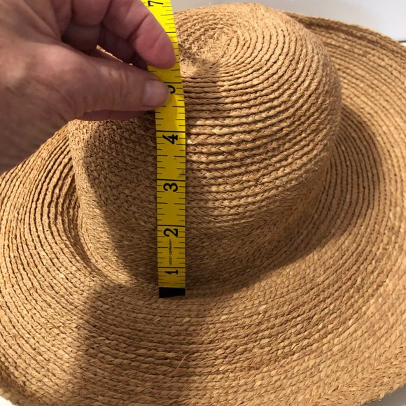 Helen Kaminsky (Aust Made) Raffia Wide Brim Soft Hat - Picture 6 of 9